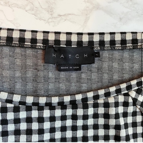 Hatch Gingham Shift Dress Maternity Size 1 - Picture 3 of 5